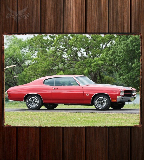 Металлическая табличка Chevrolet Chevelle SS 396 Hardtop Coupe Металлическая табличка Chevrolet Chevelle SS 396 Hardtop Coupe